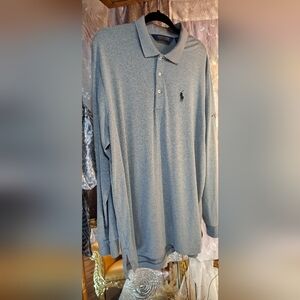 Ralph Lauren Polo Golf Heather Gray Men's Shirt From Bellagio. XL